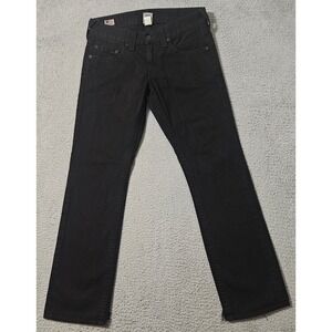 Y2K Bobby True Religion Black‎ Jeans Distressed Made in USA Size 34 x 34